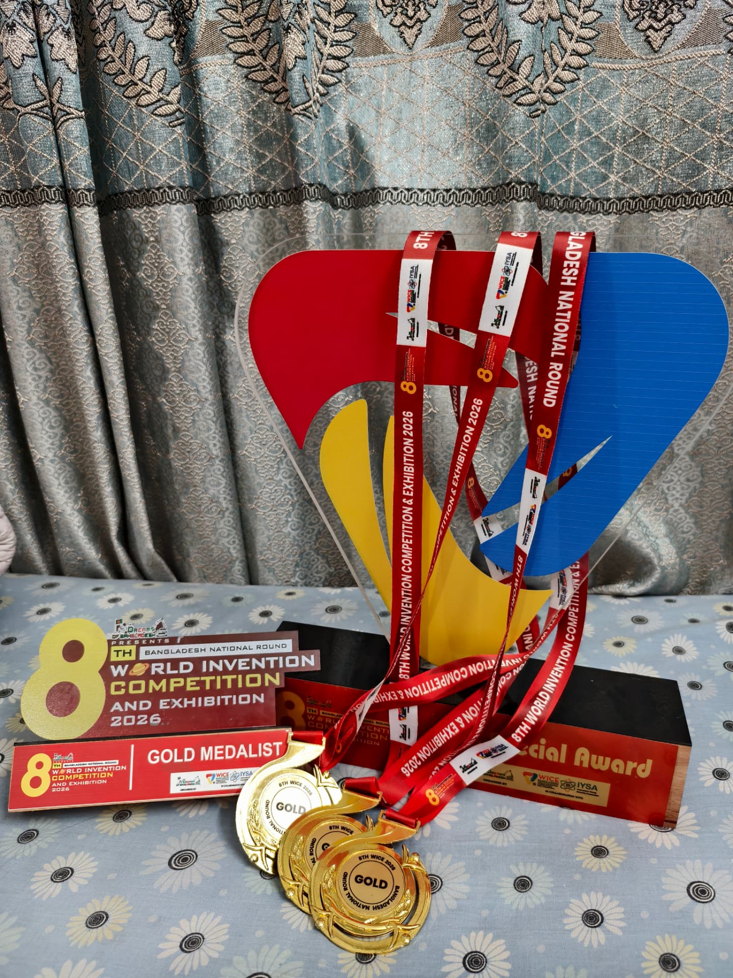 Gold medals and awards won by the Infernotics team