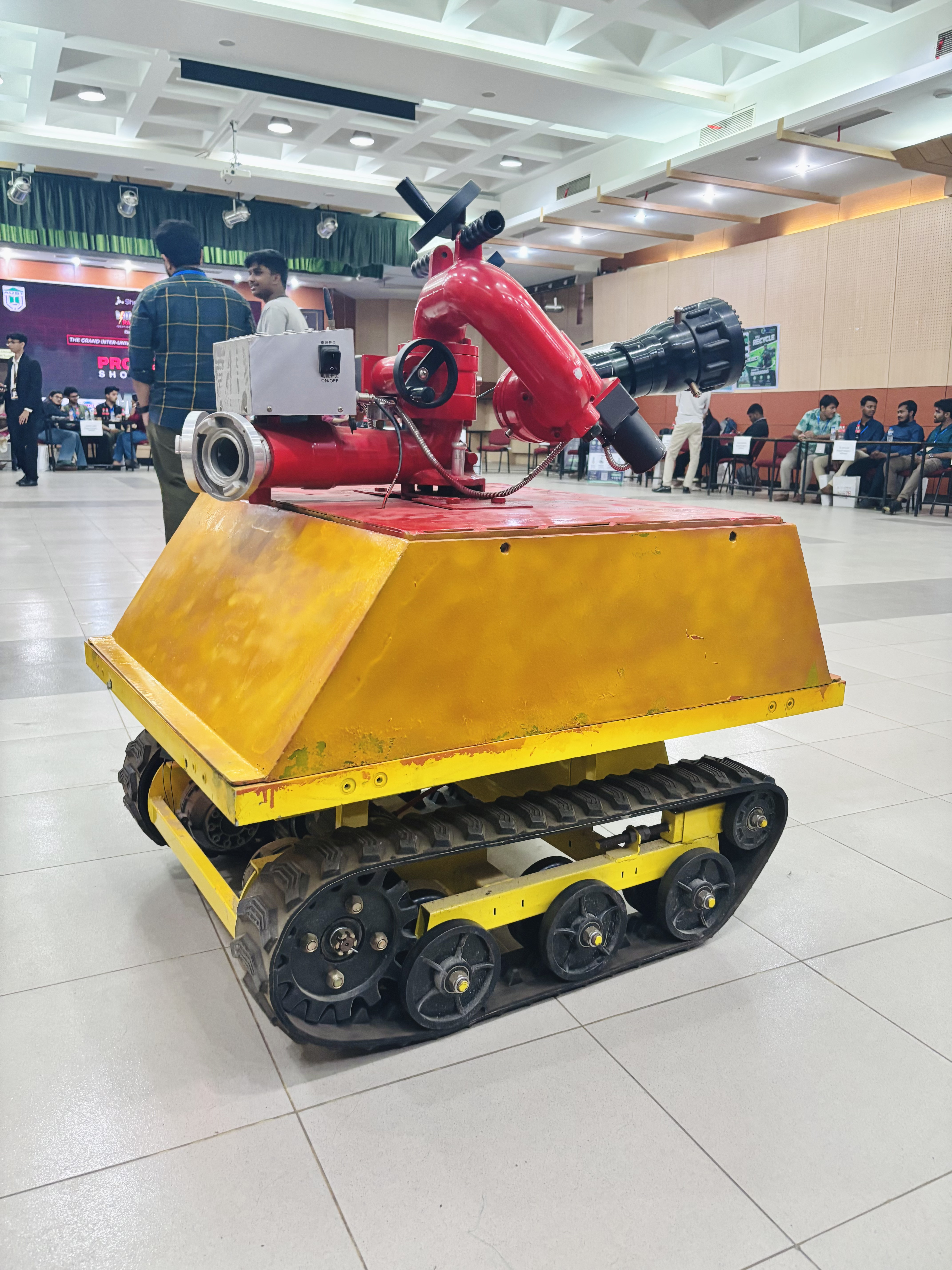 FireGuard I.0 on live display at an innovation event